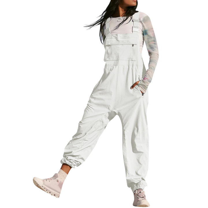 Damen Lässiger Jumpsuit mit praktischen Taschen und elastischem Saum Echo Archiv