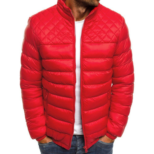 Herren modische isolierte Steppjacke Echoarchiv