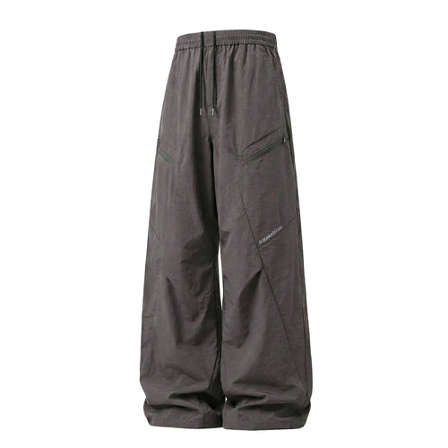 Unisex Weite technische Cargo-Hose mit Tunnelzugbund und Reißverschlusstaschen Echo Archiv