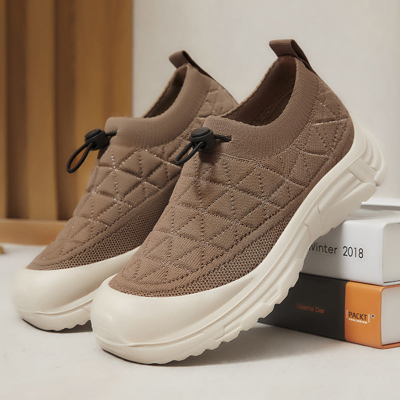 Damen nan gesteppter Slip-On Winterhalbschuh mit Quick-Lock Kordelzug, elastischem Schaft und rutschfester Profillaufsohle Echo Archiv