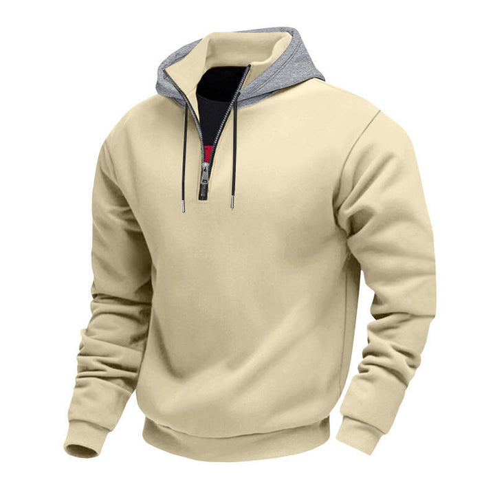 Herren Sweatshirt mit Reißverschluss und hohem Kragen Echoarchiv