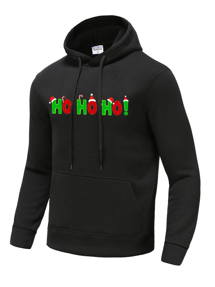 Herren Hoodie mit festlichem Schriftzug Echoarchiv