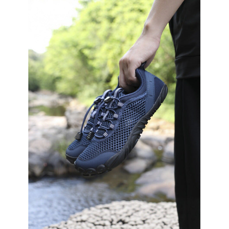 Herren Atmungsaktiver Trekking‑Wasserschuh mit Quick‑Lace und profilierter Gummisohle – Tavélo