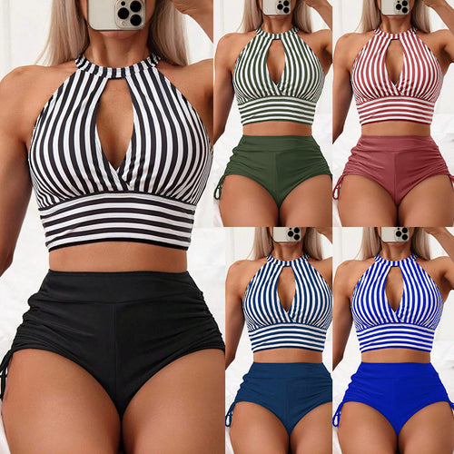 Damen Bikini-Set mit asymmetrischem Design und modischem Ausschnitt Echo Archiv