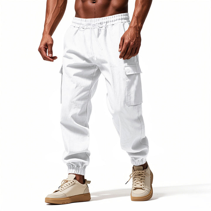 Herren Cargo-Hose mit elastischem Bund und praktischen Taschen Echoarchiv