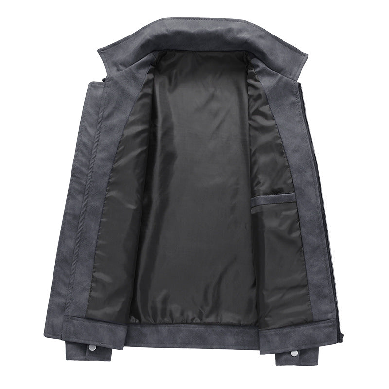 Herren lässige Oversized-Jacke mit praktischen Taschen Echoarchiv