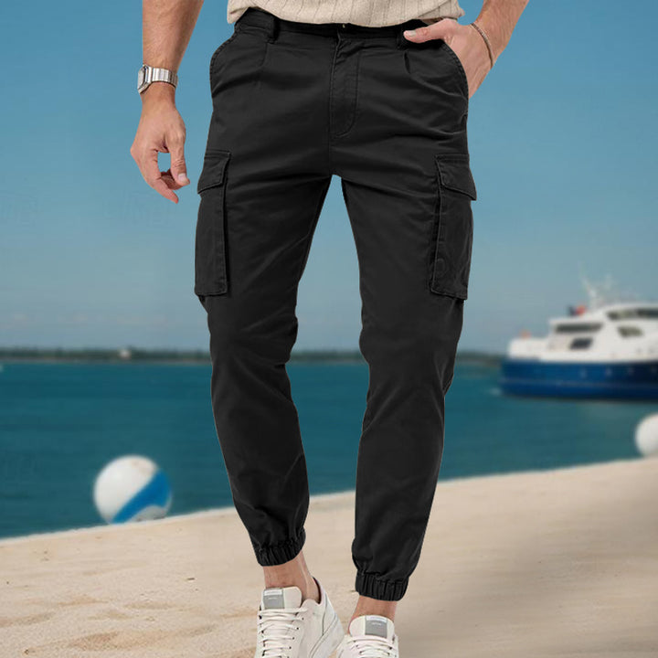 Herren bequeme Cargo-Jogginghose mit elastischem Bund und praktischen Taschen Echoarchiv