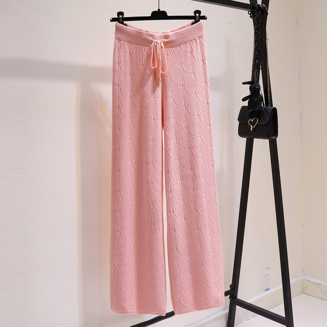 Damen Weite und bequeme Jersey-Hose Echo Archiv