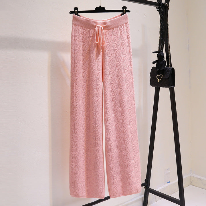 Damen Weite und bequeme Jersey-Hose Echo Archiv