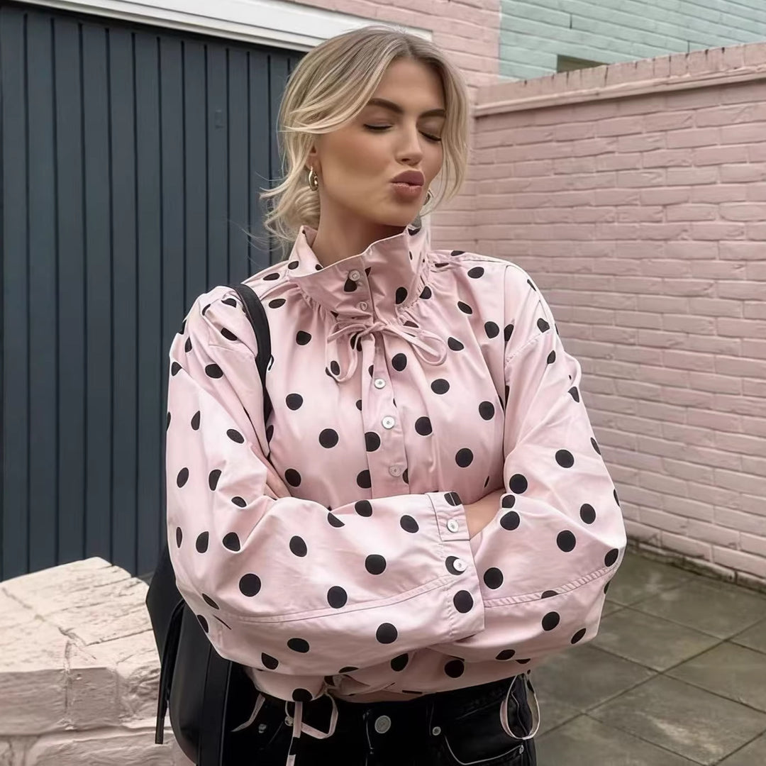 Damen nan Cropped-Anorak mit Stehkragen, Tunnelzugsaum und Druckknopfleiste Echo Archiv