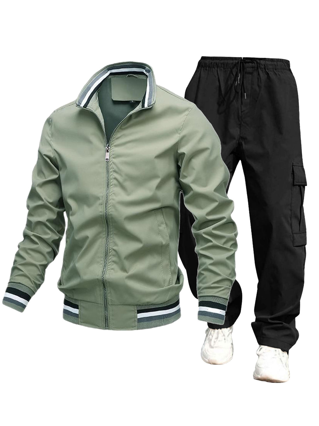 Herren Sportliche Jacke und Cargo-Hosen Echo Archiv