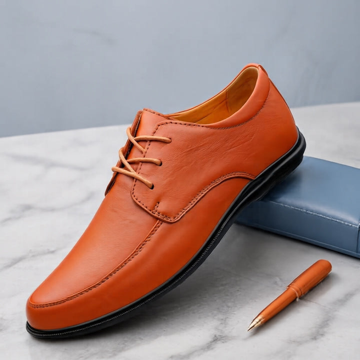 Herren Elegante Lederschnürschuhe Echoarchiv