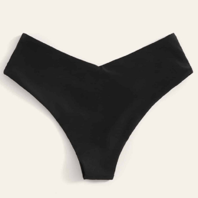 Damen Hochgeschnittenes Bikini-Unterteil mit stilvollem V-Ausschnitt Echo Archiv