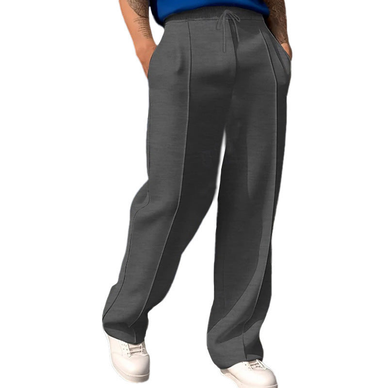 Herren Sportliche Relaxed Fit Jogginghose mit elastischem Bund und Seitentaschen Echoarchiv