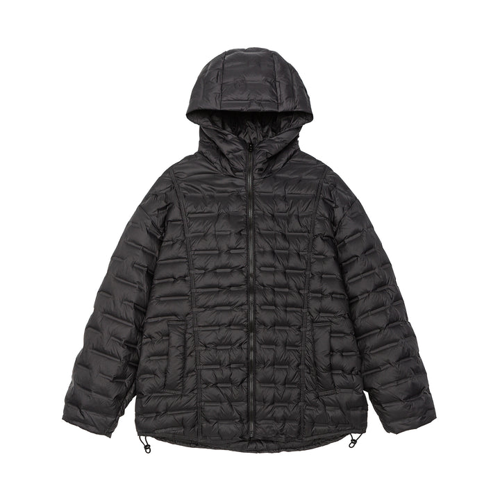 Herren Ultraleichte Stepp-Isolationsjacke mit Kapuze und verstellbarem Saum Echoarchiv