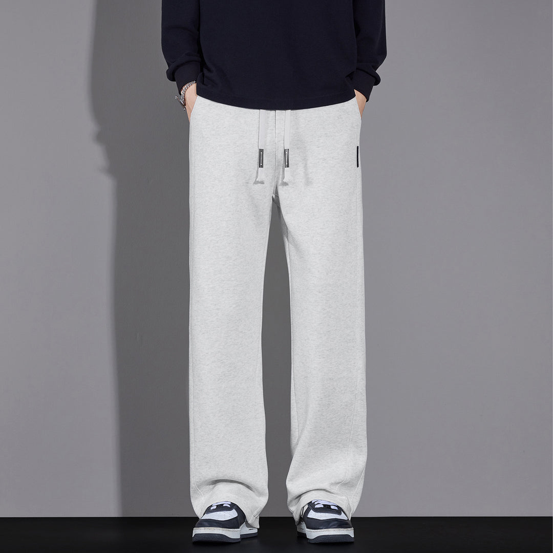 Herren Locker geschnittene Sweatpants mit Kordelzug und geradem Bein Echo Archiv