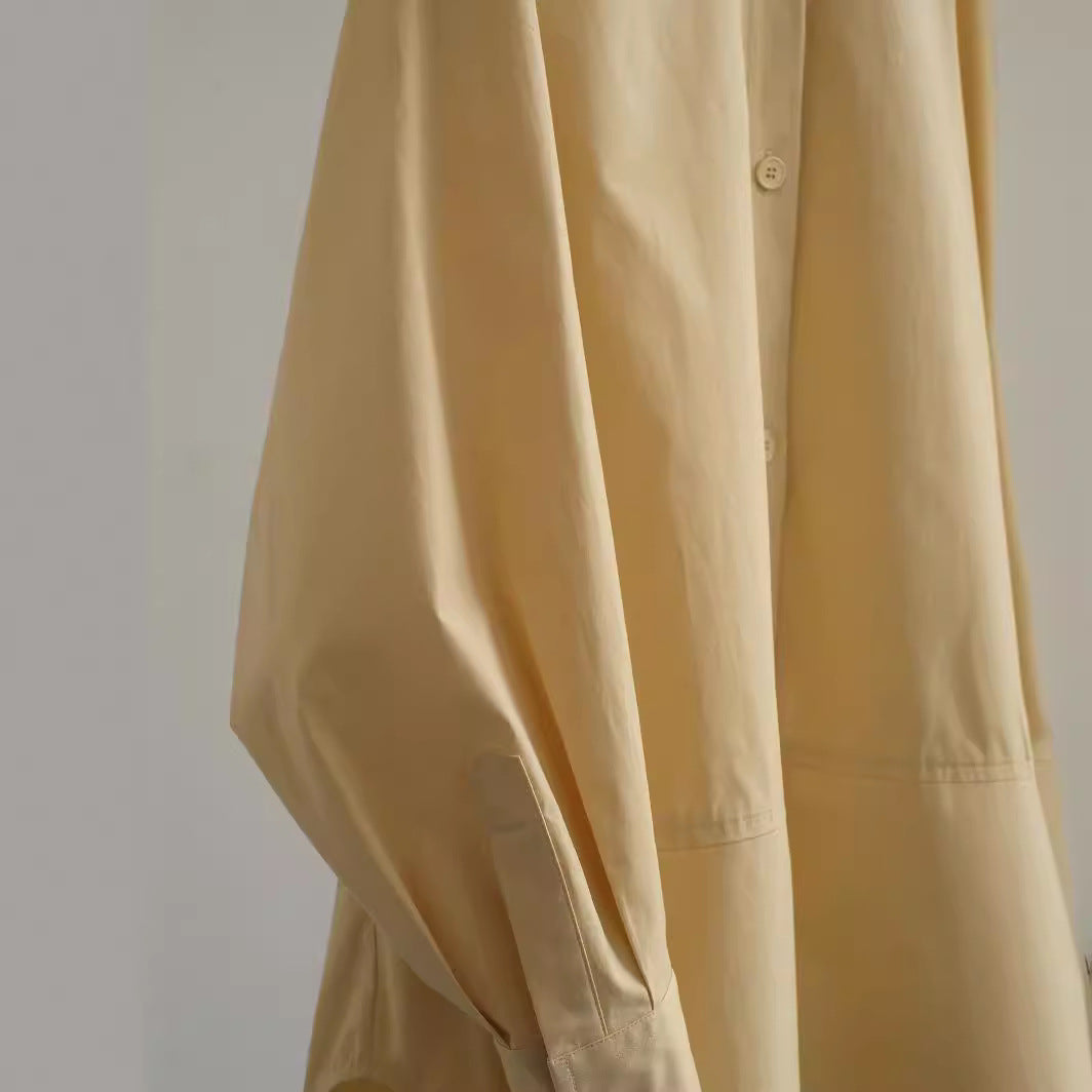Damen Oversize-Hemdbluse mit verlängertem Rückensaum und kastiger Silhouette Echo Archiv