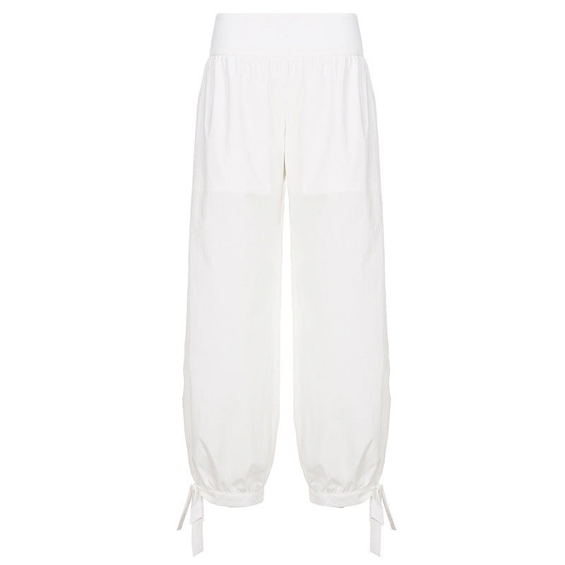 Damen luftige Culotte-Hosen mit Bindebändern Echo Archiv