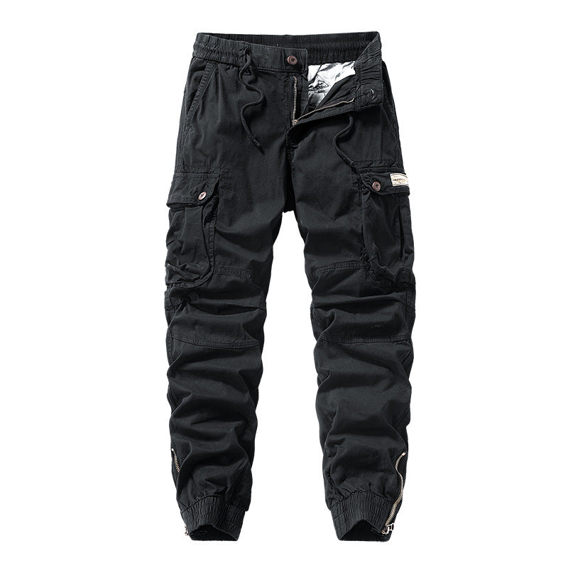 Herren Cargo-Jogginghose im Utility‑Stil mit elastischem Tunnelzugbund und verstärkten Kniepaneelen Echo Archiv