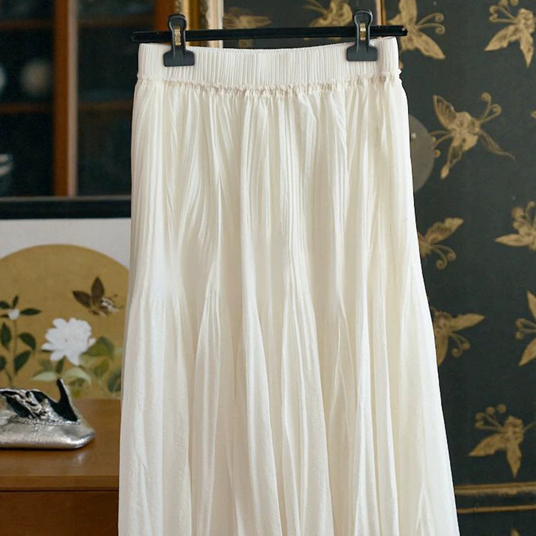 Damen Eleganter und fließender Maxirock Echoarchiv
