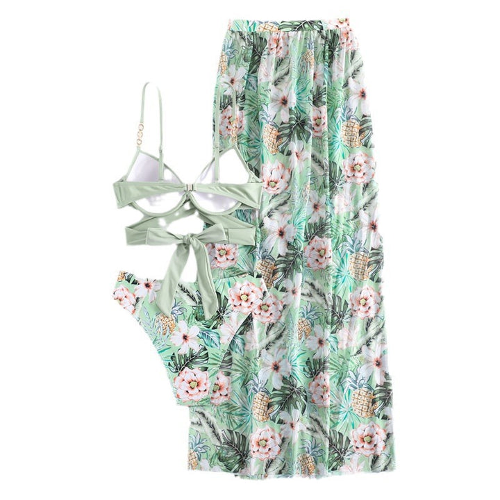 Damen Bikiniset mit schickem Wickelrock Echo Archiv