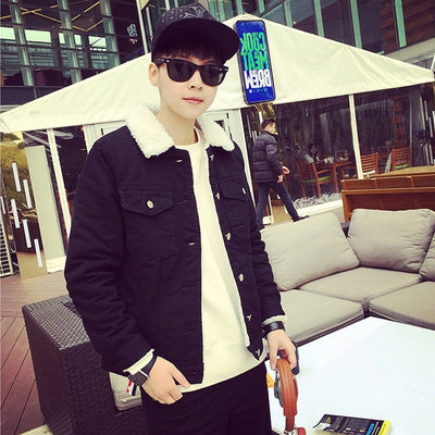Herren Denimjacke mit Sherpa-Futter Echoarchiv