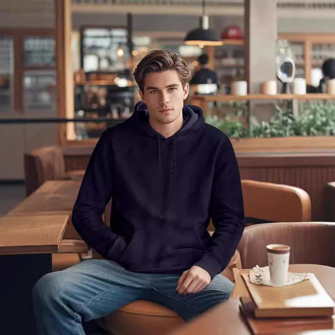 Herren Kapuzenpullover mit strukturiertem Design von Echoarchiv