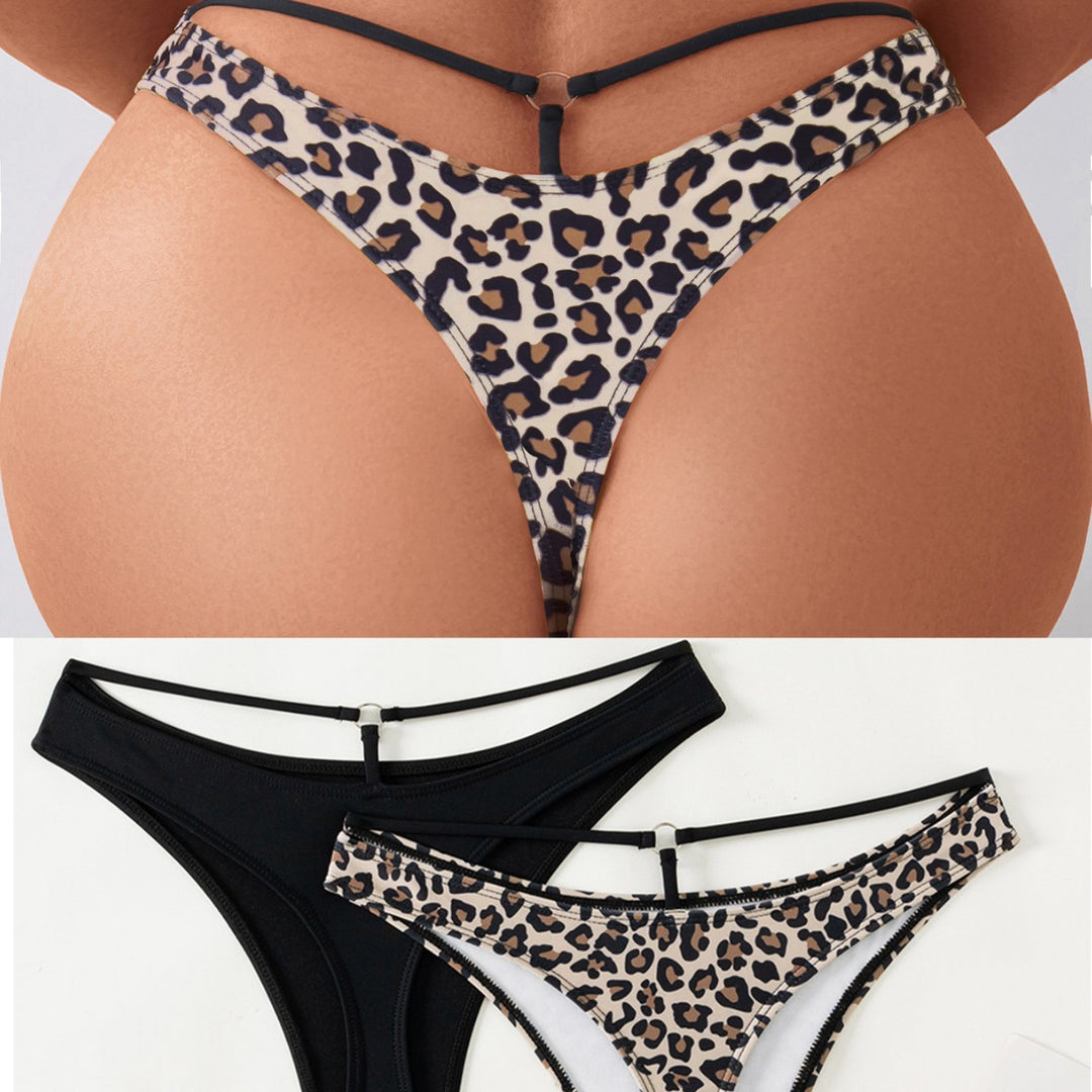 Damen Hochgeschnittener Bikini mit seitlichen Bindebändern Echo Archiv