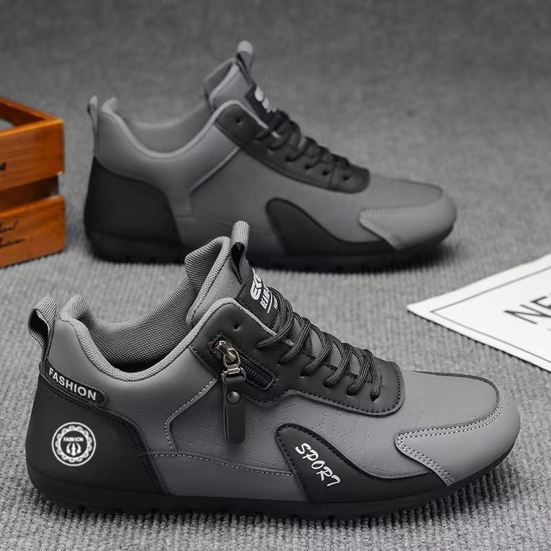 Herren Sportliche Outdoor-Sneaker mit Reißverschluss-Detail und griffiger Trail-Sohle Echoarhiv