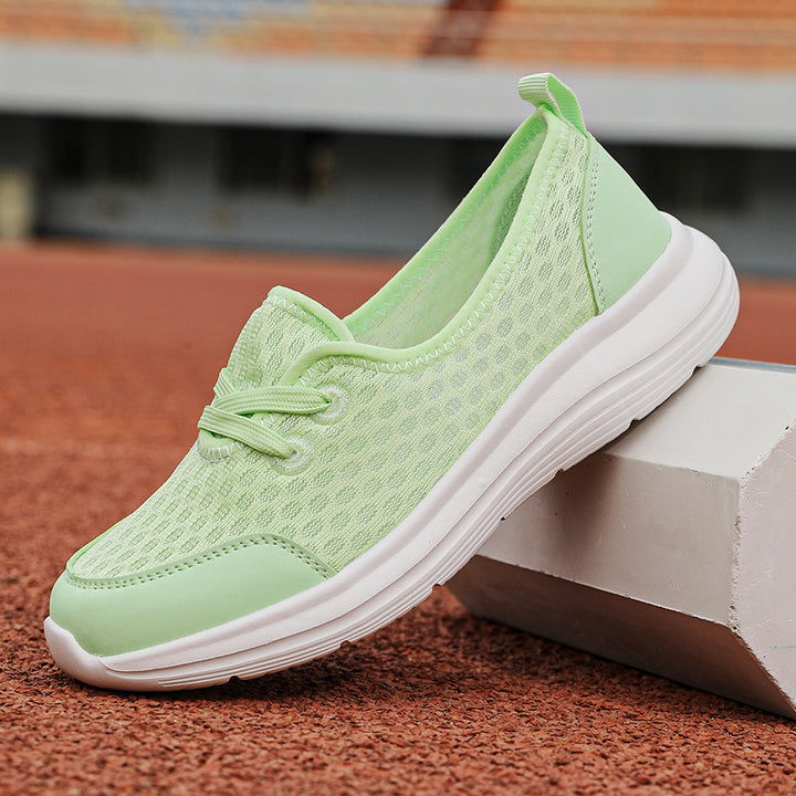 Damen nan atmungsaktiver Schlupfsneaker mit viskoelastischem Fußbett und rutschfester Sohle Echo Archiv