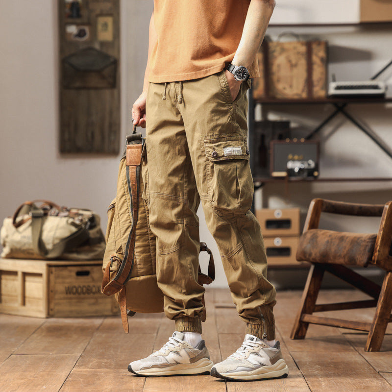 Herren Cargo-Jogginghose im Utility‑Stil mit elastischem Tunnelzugbund und verstärkten Kniepaneelen Echo Archiv