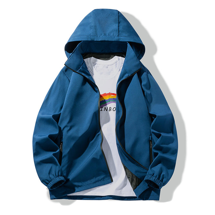Unisex Minimalistische Softshell-Hoodie mit wasserabweisender Beschichtung, Kapuze & verdeckten Reißverschlusstaschen Echo Archiv