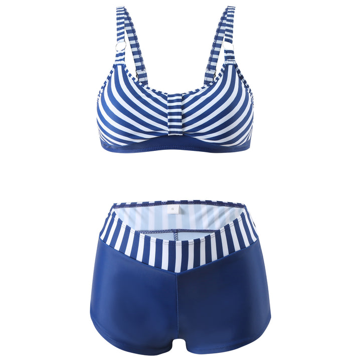 Damen nan sportliches Bikini-Set mit stützendem Bustier-Top und figurformenden Badeshorts Echo Archiv