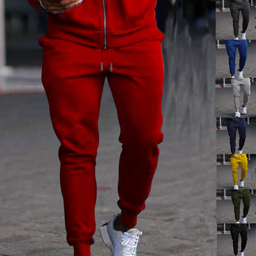 Herren bequeme Bundfalten Jogginghose mit elastischem Bund und praktischen Taschen Echoarchiv