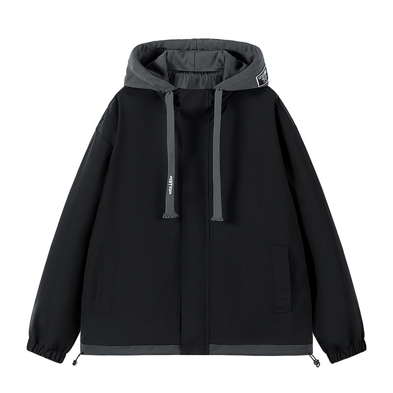 Herren zweilagige Softshell-Overlayerjacke mit Kapuze, wind- und wasserabweisender Membran und verstellbarem Saum Echo Archiv