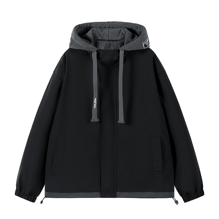 Herren zweilagige Softshell-Overlayerjacke mit Kapuze, wind- und wasserabweisender Membran und verstellbarem Saum Echo Archiv