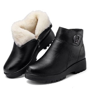 Damen Elegante Winter Stiefeletten mit Warmfutter Echo Archiv