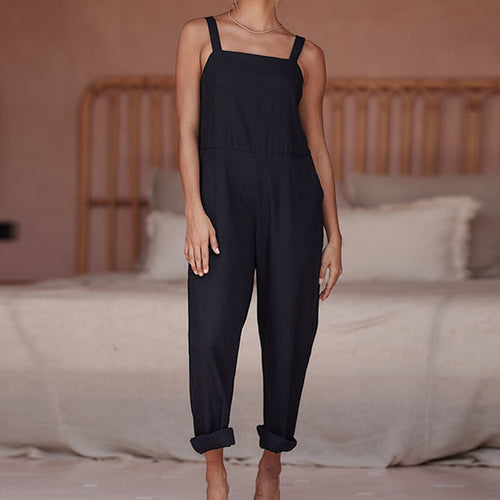 Damen Leichter Jumpsuit mit praktischen Taschen Echo Archiv