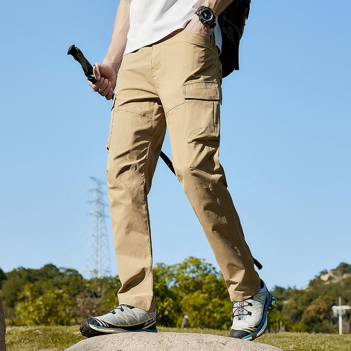 Herren Atmungsaktive Trekking-Cargohose mit Stretch und Mehrfachtaschen Echo Archiv