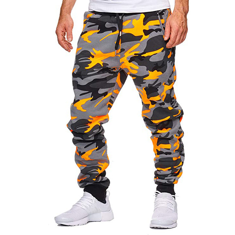 Herren Camouflage Jogginghose mit elastischem Bund und modernem Design Echoarchiv