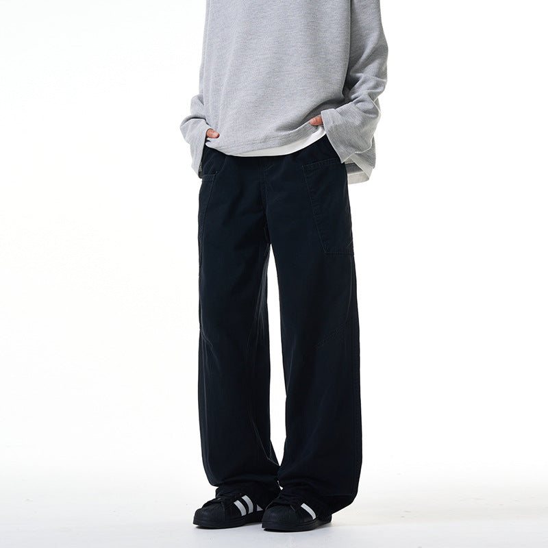 Damen Weit geschnittene Workwear-Hose im Baggy‑Stil mit großen aufgesetzten Fronttaschen Echo Archiv
