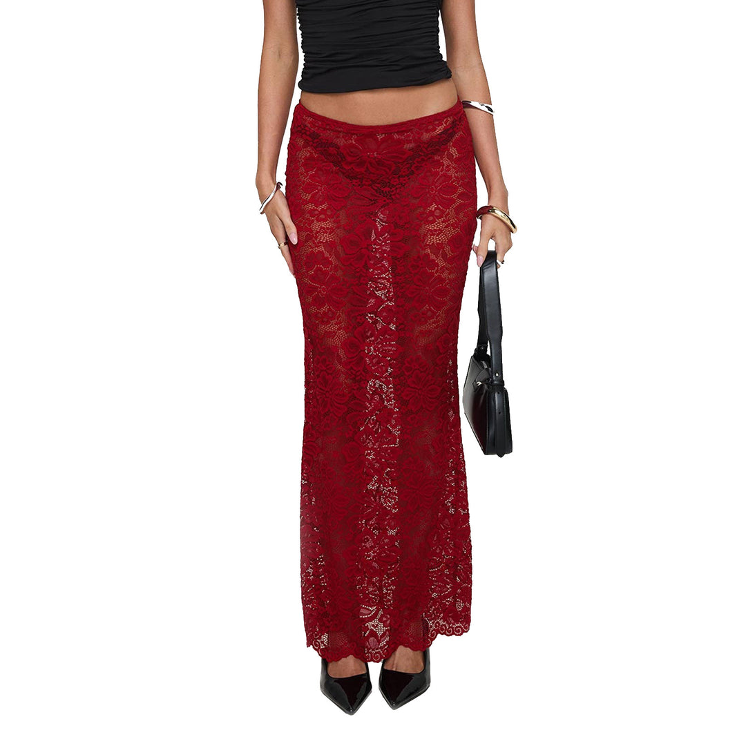 Damen Spitzen Saum Rock Echo Archiv