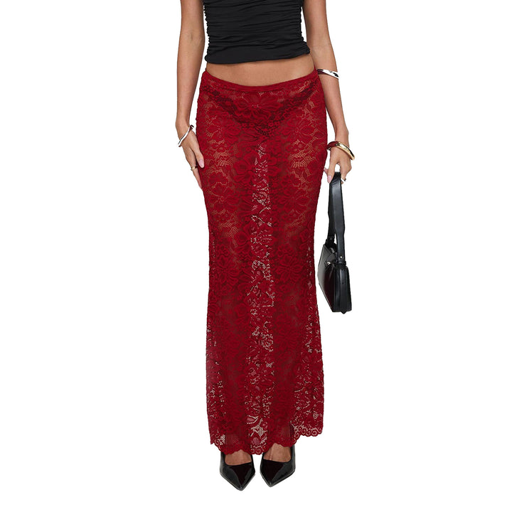 Damen Spitzen Saum Rock Echo Archiv