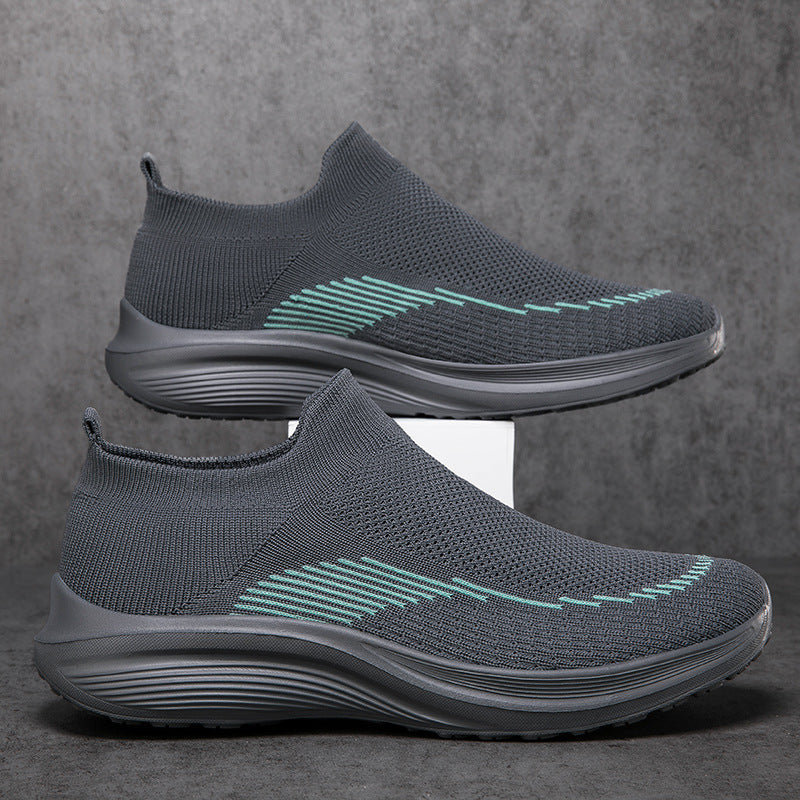 Herren nan sockenähnliche Strick-Sneaker mit nahtlosem Obermaterial und stoßdämpfender Sohle Echo Archiv