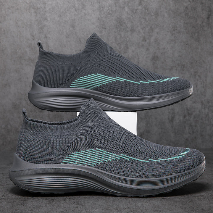 Herren nan sockenähnliche Strick-Sneaker mit nahtlosem Obermaterial und stoßdämpfender Sohle Echo Archiv