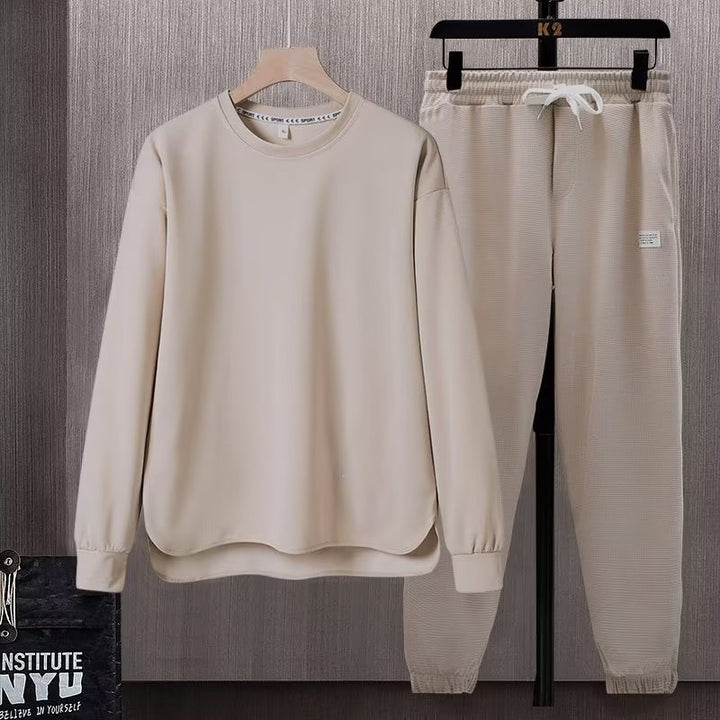 Damen komfortables Sweatshirt und lässige Jogginghose Set Echoarchiv