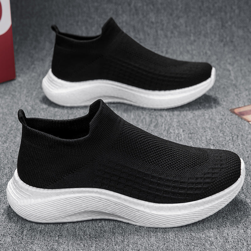 Herren nan nahtloser Strick-Schlupfschuh mit ergonomischer Zwischensohle und Fersenlasche Echo Archiv