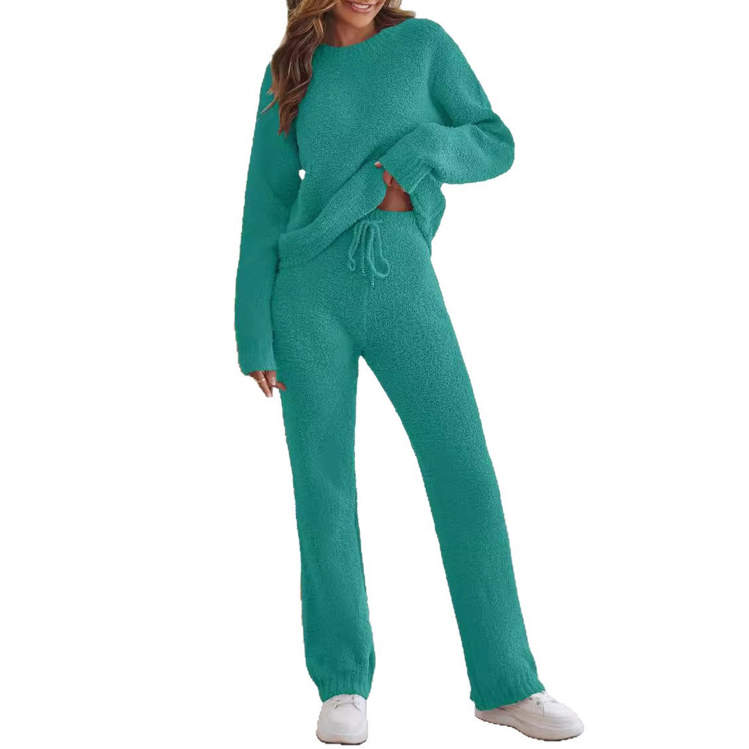 Damen nan kuscheliges Lounge-Set mit Oversize-Pullover und Kordelzughose Echo Archiv