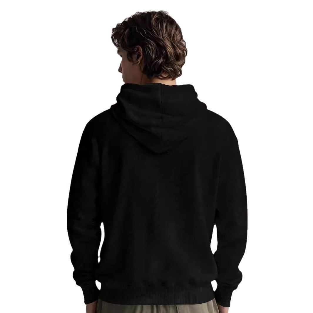 Herren Kapuzenpullover aus weichem Fleece mit strukturiertem Design Echoarchiv