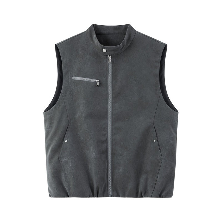 Herren Stylische Lederweste Echo Archiv